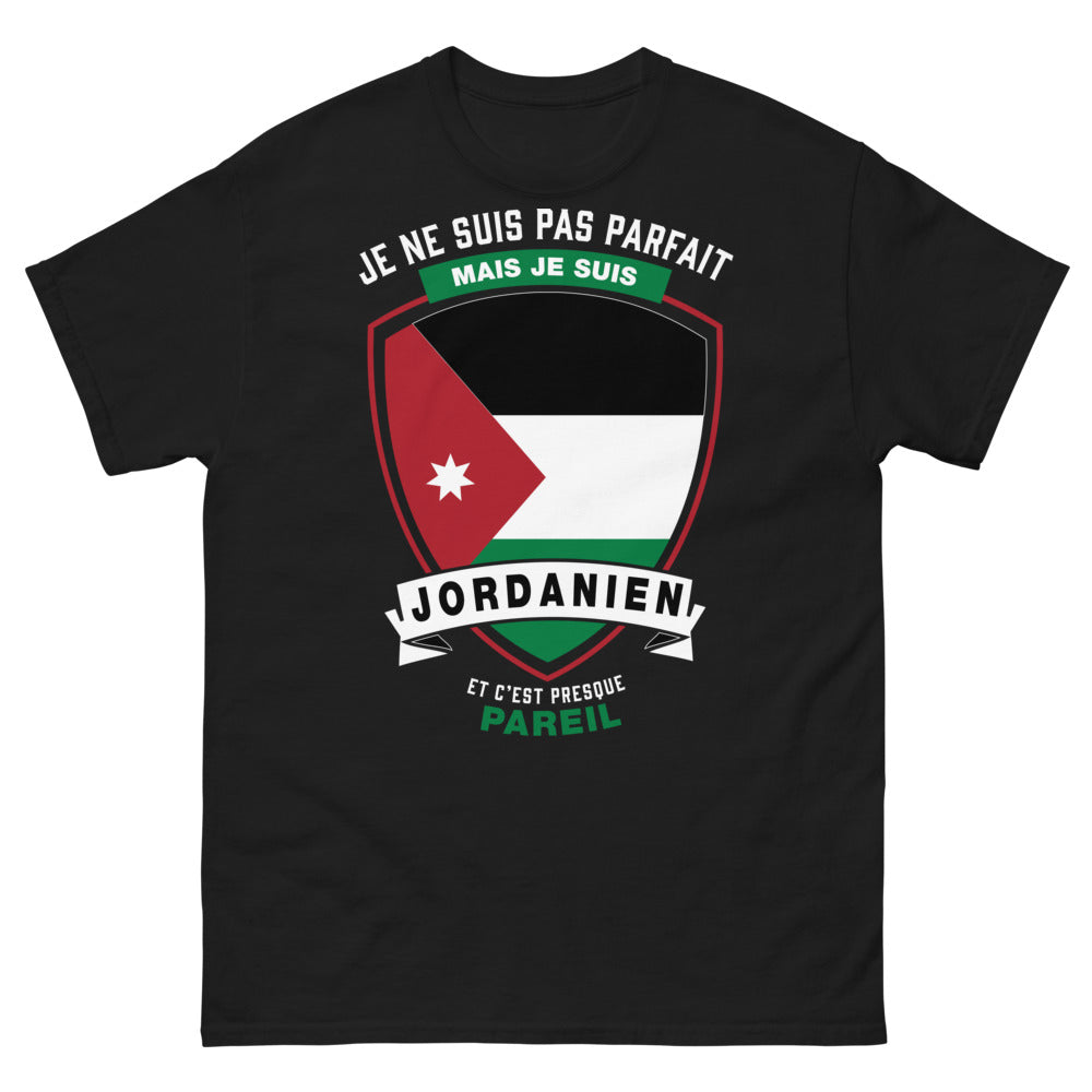 T-shirt Jordanien noir - je ne suis pas parfait mais jordanien