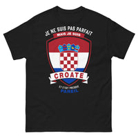 Thumbnail for T-shirt Croate noir - presque pareil