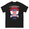 T-shirt Croate noir - presque pareil