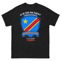 Thumbnail for T-shirt Congolaise noir - Je ne suis pas parfait