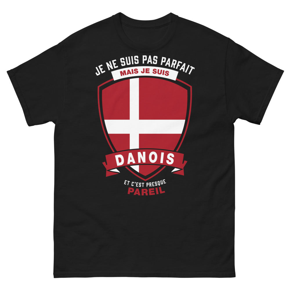 T-shirt Danois noir - Je ne suis pas parfait