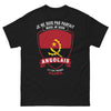 T-shirt Angola noir - je ne suis pas parfait mais je suis Angolais