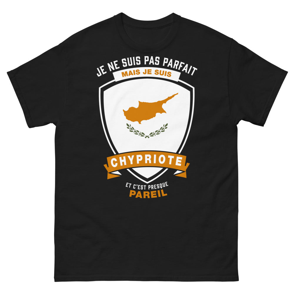 T-shirt Chypre noir - humour chypriote