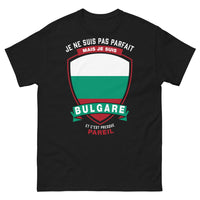 Thumbnail for T-shirt Bulgarie noir - presque parfait