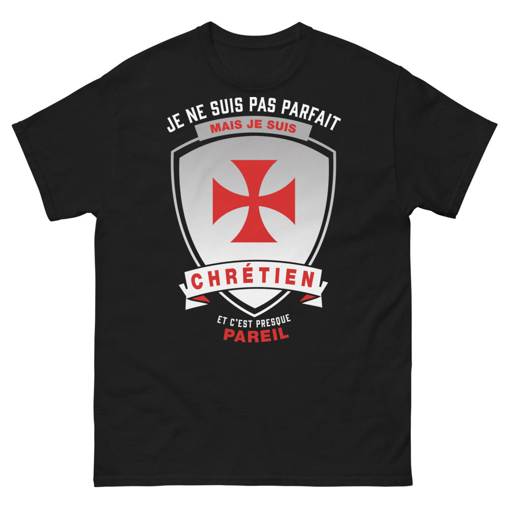 T-shirt Chrétiens noir - presque pareil