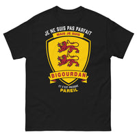 Thumbnail for T-shirt Bigourdan noir - je ne suis pas parfait