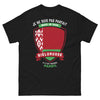 T-shirt Biélorussie noir - clin d'œil biélorusse