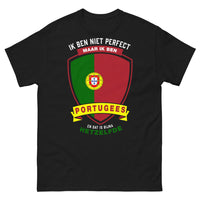 Thumbnail for T-shirt Portugiesisch Stolz noir - Ik ben niet perfect maar ik ben Portugees