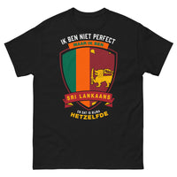 Thumbnail for Sri Lanka Marineblau T-Shirt - Ik ben niet perfect maar ik ben Sri Lankaans
