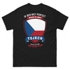 T-shirt Tchèque noir - Je ne suis pas parfait
