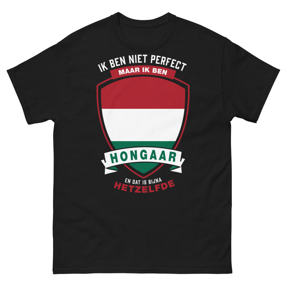 Ungarn T-Shirt dunkelblau - Ik ben niet perfect