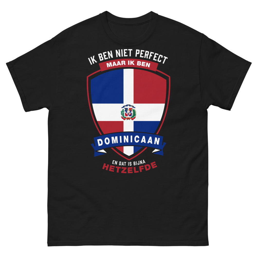 T-shirt Dominicain noir - Dominicain et Fier de l'Être