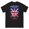 T-shirt fierté britannique noir - Ik ben niet perfect