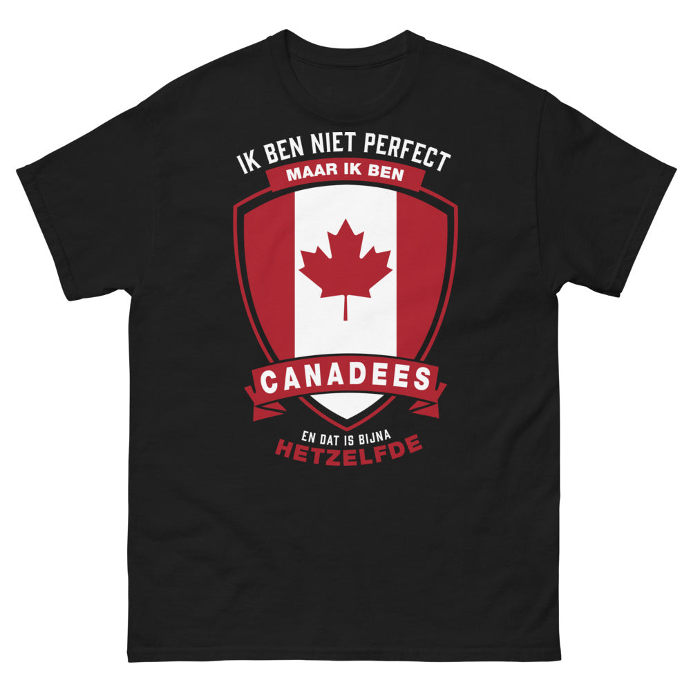 Kanada Marineblau T-Shirt - Ich bin nicht perfekt, aber Kanadier