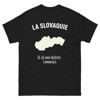 Thumbnail for T-shirt Slovaquie noir - Mon histoire commence ici