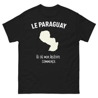Thumbnail for T-shirt Paraguay noir - là où mon histoire commence