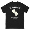 T-shirt Paraguay noir - là où mon histoire commence