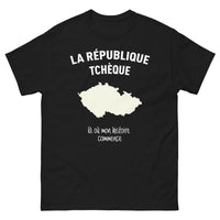 Thumbnail for T-shirt République tchèque noir - Là où mon histoire commence
