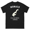 T-shirt Monaco noir - Là où mon histoire commence