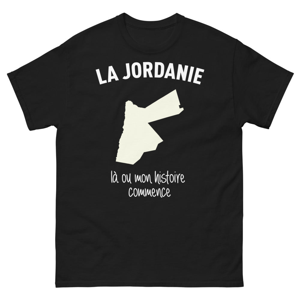 T-shirt Jordanie noir - Là où mon histoire commence