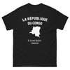 T-shirt République du Congo noir - Là où mon histoire commence