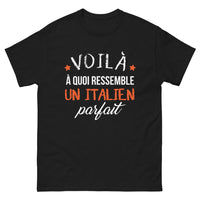 Thumbnail for T-shirt Italie noir - parfait style sombre
