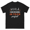 T-shirt Italie noir - parfait style sombre