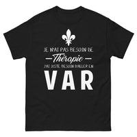 Thumbnail for T-shirt Var noir - Je n'ai pas besoin de thérapie