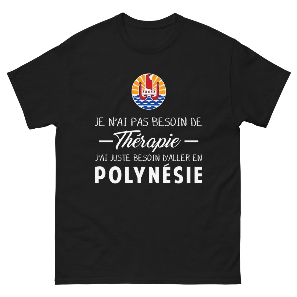 T-shirt Polynésie noir - Évasion polynésienne