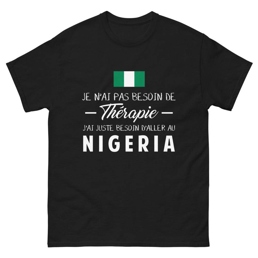 T-shirt Nigeria noir - humour nigérian