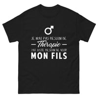 Thumbnail for T-shirt famille noir - amour filial