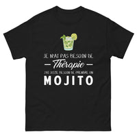 Thumbnail for T-shirt Mojito sombre noir - pas besoin de thérapie