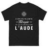T-shirt Aude noir - thérapie non requise