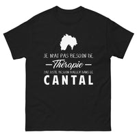 Thumbnail for T-shirt Cantal humour noir - Aucun besoin de thérapie