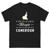 T-shirt Cameroun noir - Je n'ai pas besoin de thérapie