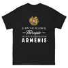T-shirt Arménie noir - Pas besoin de thérapie