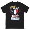 T-shirt Acadien noir - Je suis Acadien