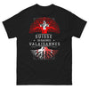T-shirt Valaisan noir - racines et montagnes sombre