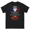 T-shirt Guadeloupe noir - racines guadeloupéennes