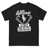 Thumbnail for T-shirt Portugais noir - Je suis Portugaise