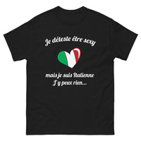 Thumbnail for T-shirt Italie noir - Je déteste être sexy