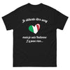 T-shirt Italie noir - Je déteste être sexy