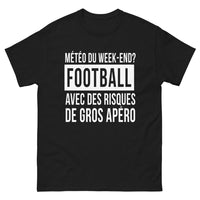 Thumbnail for T-shirt Football & Apéro noir - Météo du Week-end: Football et Apéro