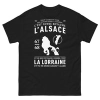 Thumbnail for T-shirt Alsace noir face - Royaume lumineux