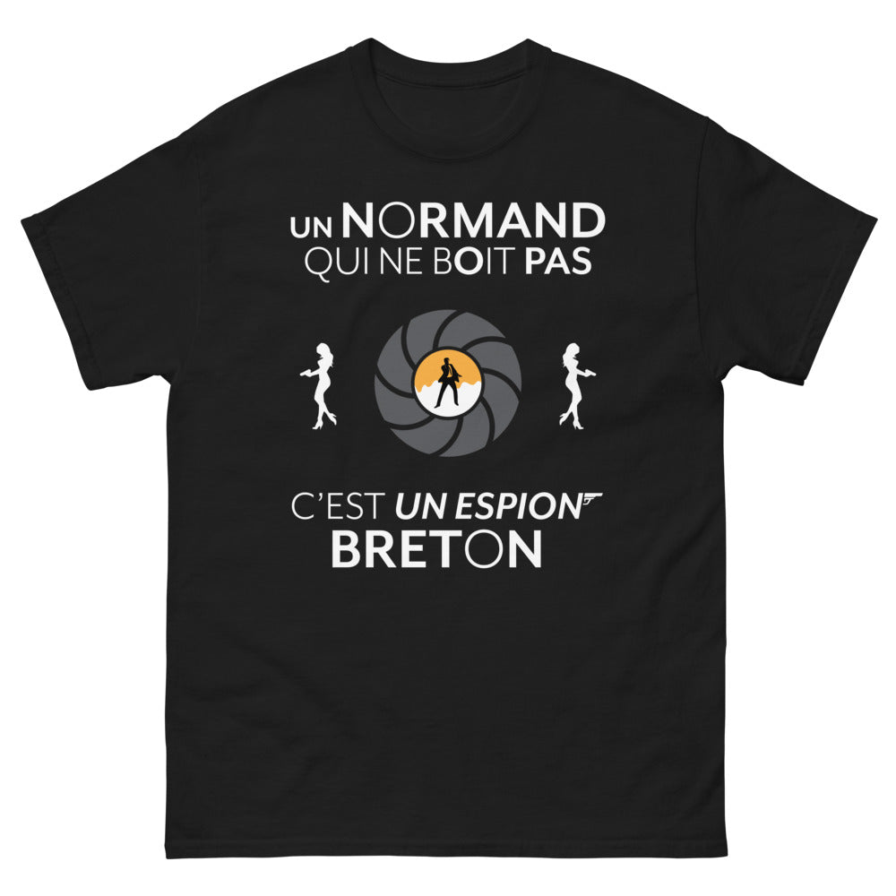 T-shirt Normand noir - espion breton