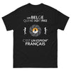 T-shirt Belge noir - Un Belge Qui Ne Boit Pas