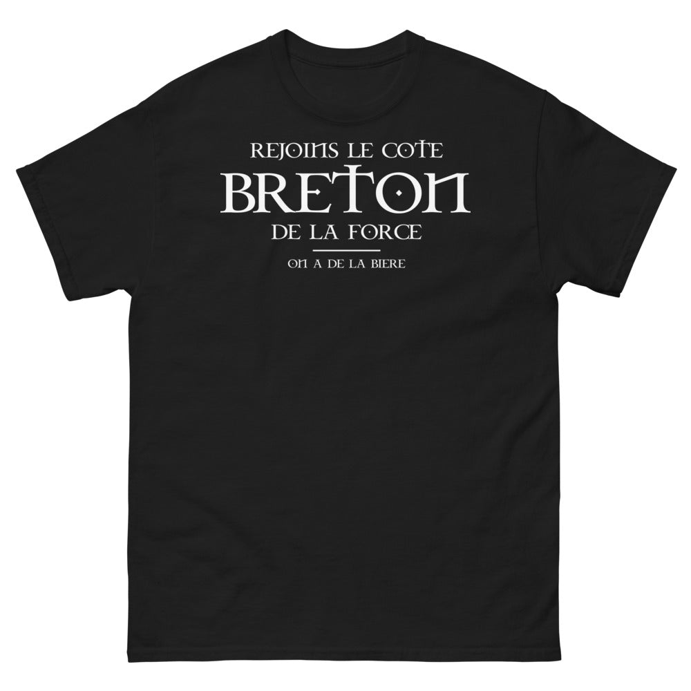 T-shirt Breton noir - côté breton de la force