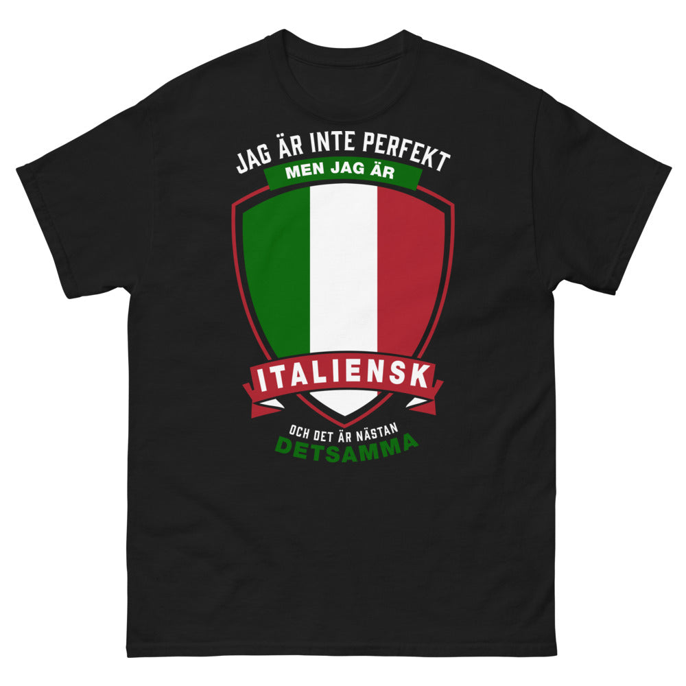 T-shirt Italien noir - clin d'œil italien et dolce vita