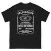 T-shirt Salvadorien noir face - Old No.1 rétro
