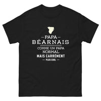 Thumbnail for T-shirt Béarn noir - Papa Béarnais, clin d'œil festif